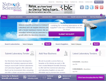 Tablet Screenshot of laboratory-directory.com